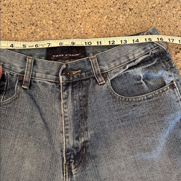 PHAT FARM Baggy Y2K Hip Hop Streetwear Embroidered Jorts Shorts - Picture 9 of 14